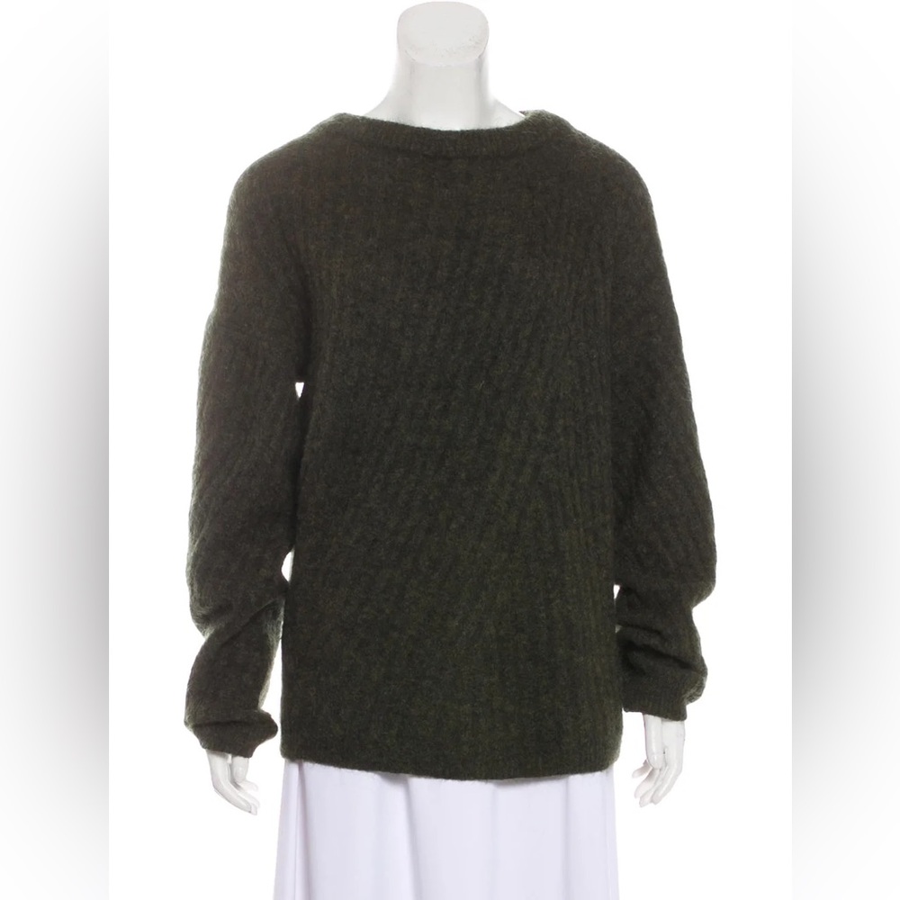 Acne Studios Vidris Mohair Sweater Green Small